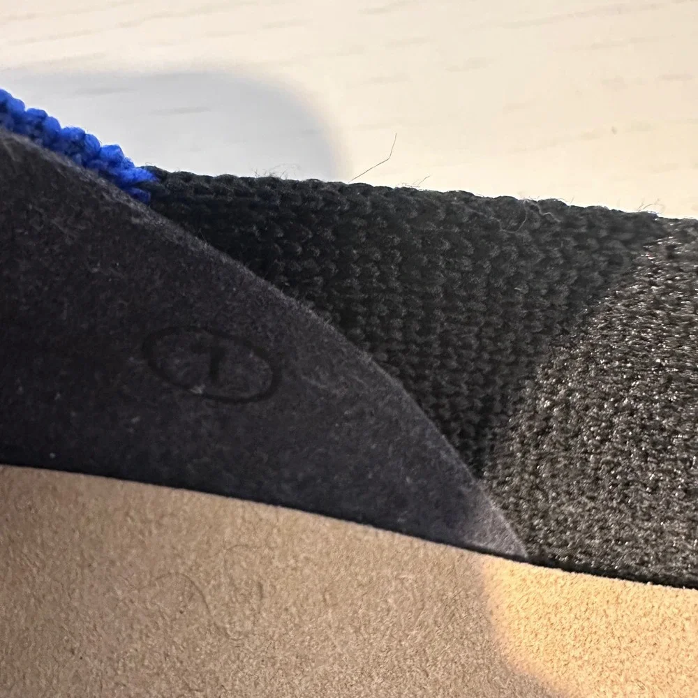 Rothys The Espadrille Black Solid Knit Slip On Flats Women Size 7